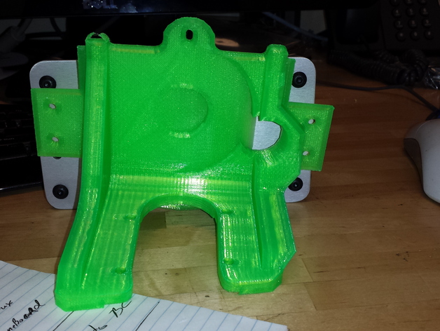 Makerslide Dual Extruder mount for Budaschnozzle Hot End